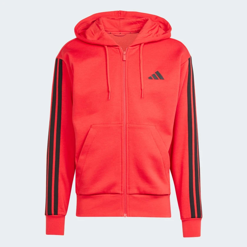 Sudadera con capucha de forro polar Essentials de 3 rayas